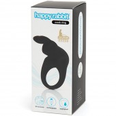 Черное эрекционное виброкольцо Happy Rabbit Rechargeable Rabbit Cock Ring - Happy Rabbit - в Ярославле купить с доставкой