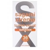 Ультратонкие презервативы Sagami Xtreme Superthin - 36 шт. - Sagami - купить с доставкой в Ярославле