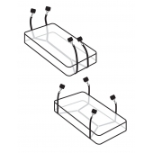 Фиксаторы для кровати WRAPAROUND MATTRESS RESTRAIN - Pipedream - купить с доставкой в Ярославле