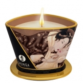 Массажная свеча Intoxicatin Chocolate с ароматом шоколада - 170 мл. - Shunga - купить с доставкой в Ярославле