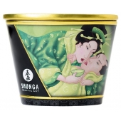 Массажная свеча Exotic Green Tea с ароматом зелёного чая - 170 мл. - Shunga - купить с доставкой в Ярославле