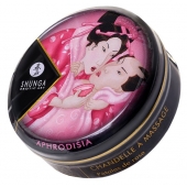 Массажная свеча Rose Petals с ароматом розы - 30 мл. - Shunga - купить с доставкой в Ярославле