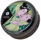 Массажная свеча Exotic Green Tea с ароматом зелёного чая - 30 мл. - Shunga - купить с доставкой в Ярославле