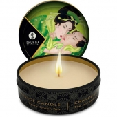 Массажная свеча Exotic Green Tea с ароматом зелёного чая - 30 мл. - Shunga - купить с доставкой в Ярославле