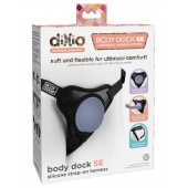 Черные трусики для страпона Body Dock SE на регулируемых ремнях - Pipedream - купить с доставкой в Ярославле