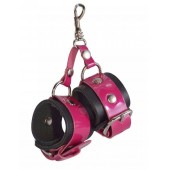 Розово-черный брелок  Наручники - Sitabella - купить с доставкой в Ярославле