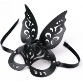 Черная ажурная маска  Зайка  с ушками - Crazy Handmade - купить с доставкой в Ярославле