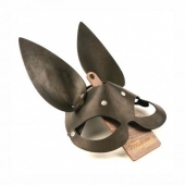 Черная гладкая маска  Зайка  с длинными ушками - Crazy Handmade - купить с доставкой в Ярославле