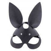 Черная гладкая маска  Зайка  с длинными ушками - Crazy Handmade - купить с доставкой в Ярославле
