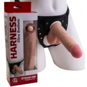 Страпон в подарочной упаковке: трусики с плугом и фаллоимитатор-насадка - 16 см. - LOVETOY (А-Полимер) - купить с доставкой в Ярославле