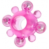 Эрекционное кольцо c бусинками - Toyfa Basic - в Ярославле купить с доставкой