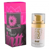 Возбуждающий гель Golden Chups с малиновым ароматом - 17 мл. - INTT - купить с доставкой в Ярославле