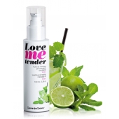 Съедобное согревающее массажное масло Love Me Tender Mojito с ароматом мохито - 100 мл. - Love to Love - купить с доставкой в Ярославле