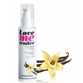 Съедобное согревающее массажное масло Love Me Tender Vanilla с ароматом ванили - 100 мл. - Love to Love - купить с доставкой в Ярославле