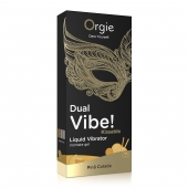 Съедобный гель Dual Vibe Pina Colada с эффектом вибрации и вкусом коктейля пина колада - 15 мл. - ORGIE - купить с доставкой в Ярославле
