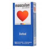 Презервативы с пупырышками Masculan Dotted - 10 шт. - Masculan - купить с доставкой в Ярославле