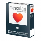 Презервативы увеличенного размера Masculan XXL - 3 шт. - Masculan - купить с доставкой в Ярославле