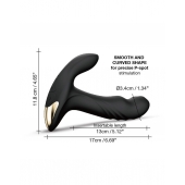 Черный вибромассажер простаты Multi P-Joy с 3 моторами - Dorcel - в Ярославле купить с доставкой