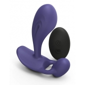 Темно-синий вибромассажер Witty P G Vibrator with Remote Control - Love to Love - в Ярославле купить с доставкой