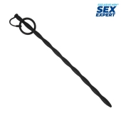 Черный стимулятор уретры Sex Expert - Sex Expert - купить с доставкой в Ярославле