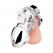 Клетка на пенис из металла Obedience Cock Cage - BlueLine - купить с доставкой в Ярославле