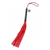 Красно-черная кожаная плеть - 50 см. - Pecado - купить с доставкой в Ярославле