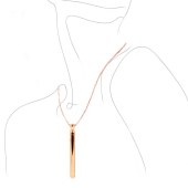 Золотистая подвеска-вибратор Genie Flirting Pen - A-LOVING