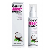 Съедобное согревающее массажное масло Love Me Tender Cocos с ароматом кокоса - 100 мл. - Love to Love - купить с доставкой в Ярославле