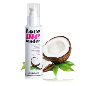 Съедобное согревающее массажное масло Love Me Tender Cocos с ароматом кокоса - 100 мл. - Love to Love - купить с доставкой в Ярославле