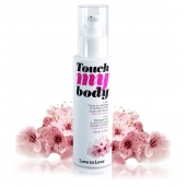 Силиконовый лубрикант 2-в-1 Touch My Body с ароматом вишнёвого цвета - 100 мл. - Love to Love - купить с доставкой в Ярославле