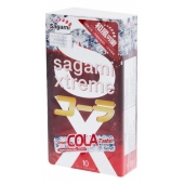 Ароматизированные презервативы Sagami Xtreme COLA - 10 шт. - Sagami - купить с доставкой в Ярославле