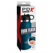 Мастурбатор-вагина в синей колбе F*ck Flask - Pipedream - в Ярославле купить с доставкой