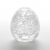Мастурбатор-яйцо Keith Haring EGG PARTY - Tenga - в Ярославле купить с доставкой