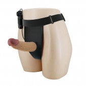 Полый вибрострапон на регулируемых трусиках Draven - 17,5 см. - Baile - купить с доставкой в Ярославле