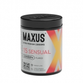 Анатомические презервативы MAXUS Sensual - 15 шт. - Maxus - купить с доставкой в Ярославле