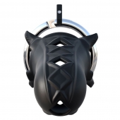 Черный замок верности Extreme Silicone Cock Blocker - Pipedream - купить с доставкой в Ярославле