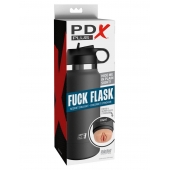 Серый мастурбатор в виде бутылки F*ck Flask - Pipedream - в Ярославле купить с доставкой