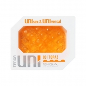 Оранжевый мастурбатор-стимулятор Tenga Uni Topaz - Tenga - в Ярославле купить с доставкой