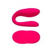 Розовый вибратор для пар Prawno с пультом ДУ - ToyFa