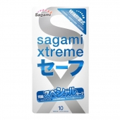 Презервативы Sagami Xtreme Ultrasafe с двойным количеством смазки - 10 шт. - Sagami - купить с доставкой в Ярославле