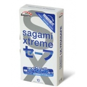 Презервативы Sagami Xtreme Ultrasafe с двойным количеством смазки - 10 шт. - Sagami - купить с доставкой в Ярославле