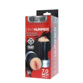 Двусторонний мастурбатор REALSTUFF 2 IN 1 HUMMER MOUTH   VAGINA - ротик и вагина - Dream Toys - в Ярославле купить с доставкой