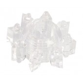 Прозрачное гелевое эрекционное кольцо-звезда - Toyfa Basic - в Ярославле купить с доставкой