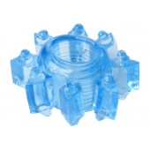 Голубая гелевая насадка-звезда - Toyfa Basic - в Ярославле купить с доставкой