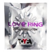 Прозрачное гелевое эрекционное кольцо с шипиками - Toyfa Basic - в Ярославле купить с доставкой