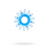 Голубая гелевая насадка с шипиками - Toyfa Basic - в Ярославле купить с доставкой