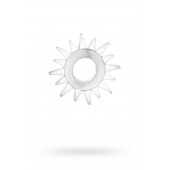 Прозрачное гелевое эрекционное кольцо-солнце - Toyfa Basic - в Ярославле купить с доставкой