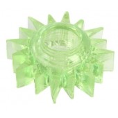 Зеленое эрекционное кольцо-солнце - Toyfa Basic - в Ярославле купить с доставкой