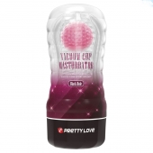 Прозрачный текстурированный мастурбатор Vacuum Cup Masturbator Black Hole - Baile - в Ярославле купить с доставкой