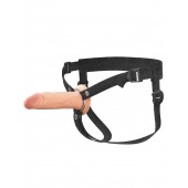 Полый страпон на ремнях 6’’ Hollow Silicone Strap-on - Pipedream - купить с доставкой в Ярославле